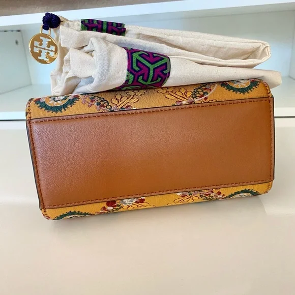 🚫SOLD🚫🌈NEW🏵Tory Burch Lee Radziwill petite double bag/satchel bag/crossbody - Picture 8 of 16